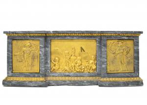 Altar aus Marmor und Bronze, 19. Jahrhundert